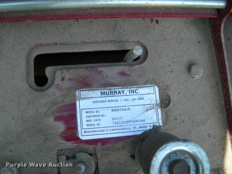 image for item DP9342 Murray Widebody LT lawn mower