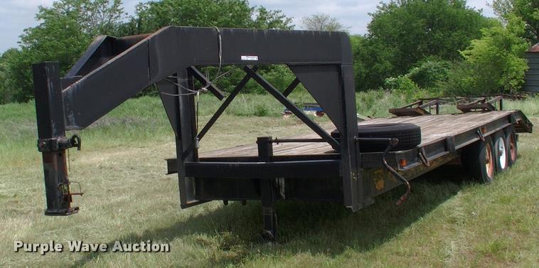 image for item DP9352 2017 shop built equipment trailer