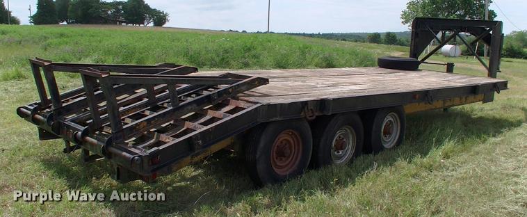 image for item DP9352 2017 shop built equipment trailer