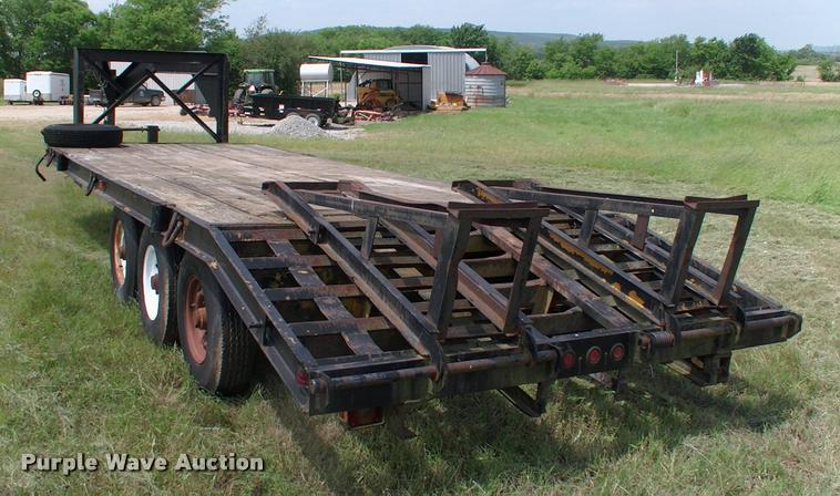 image for item DP9352 2017 shop built equipment trailer