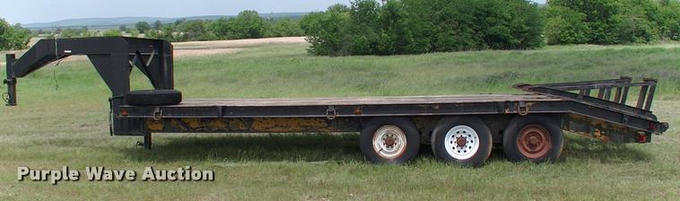 image for item DP9352 2017 shop built equipment trailer