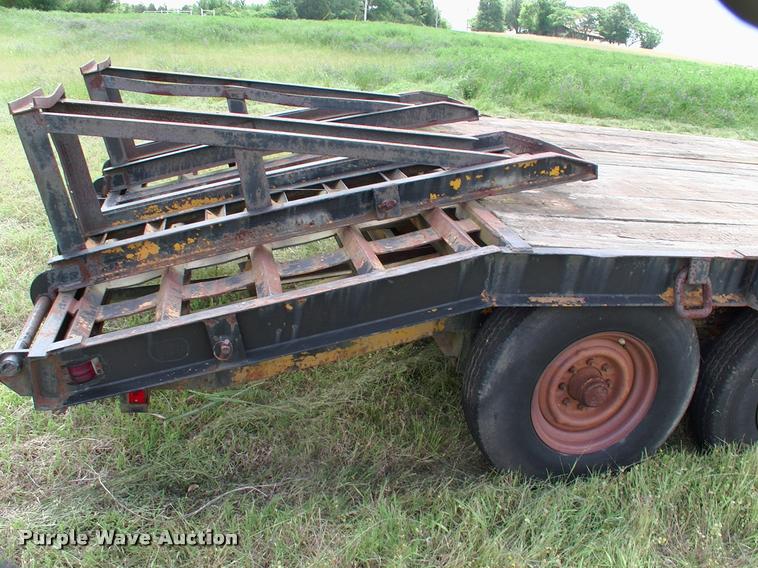 image for item DP9352 2017 shop built equipment trailer