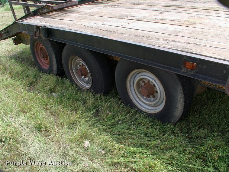 image for item DP9352 2017 shop built equipment trailer