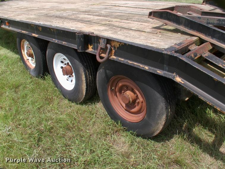 image for item DP9352 2017 shop built equipment trailer