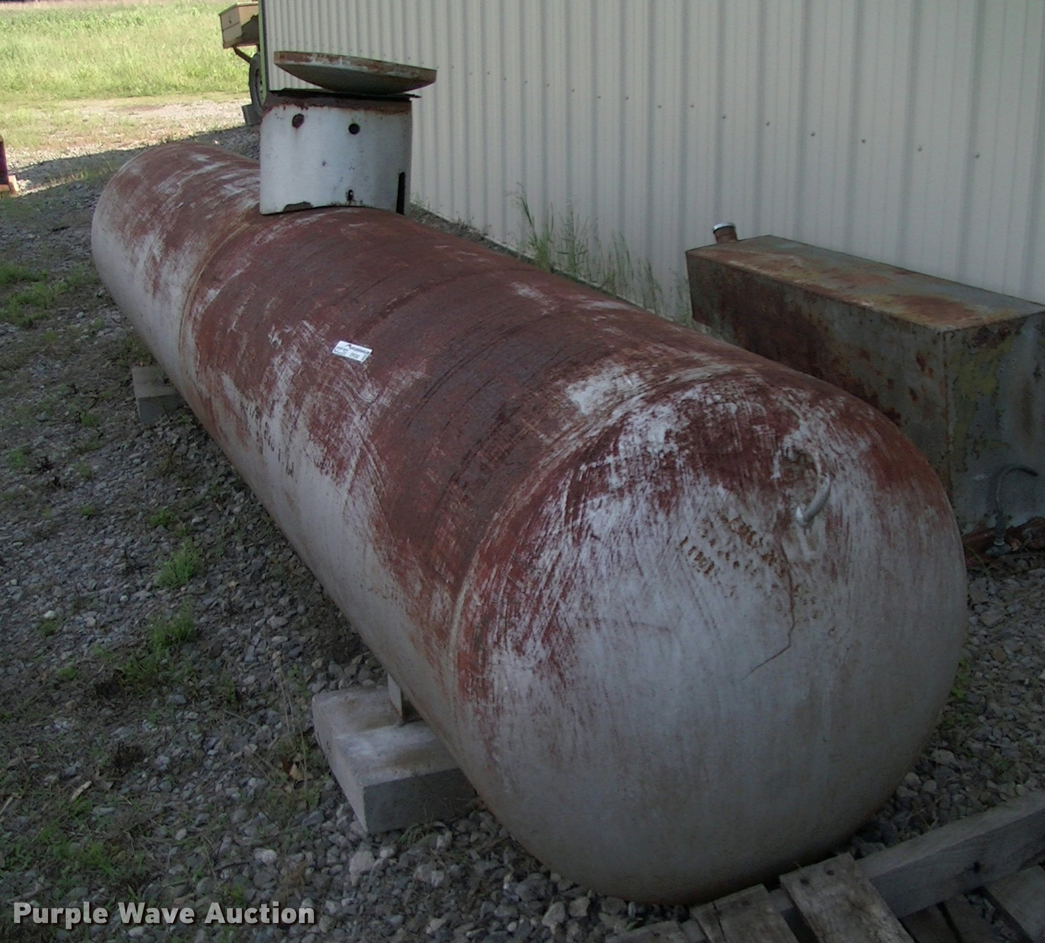 Propane tank in Cookson, OK Item DP9360 sold Purple Wave