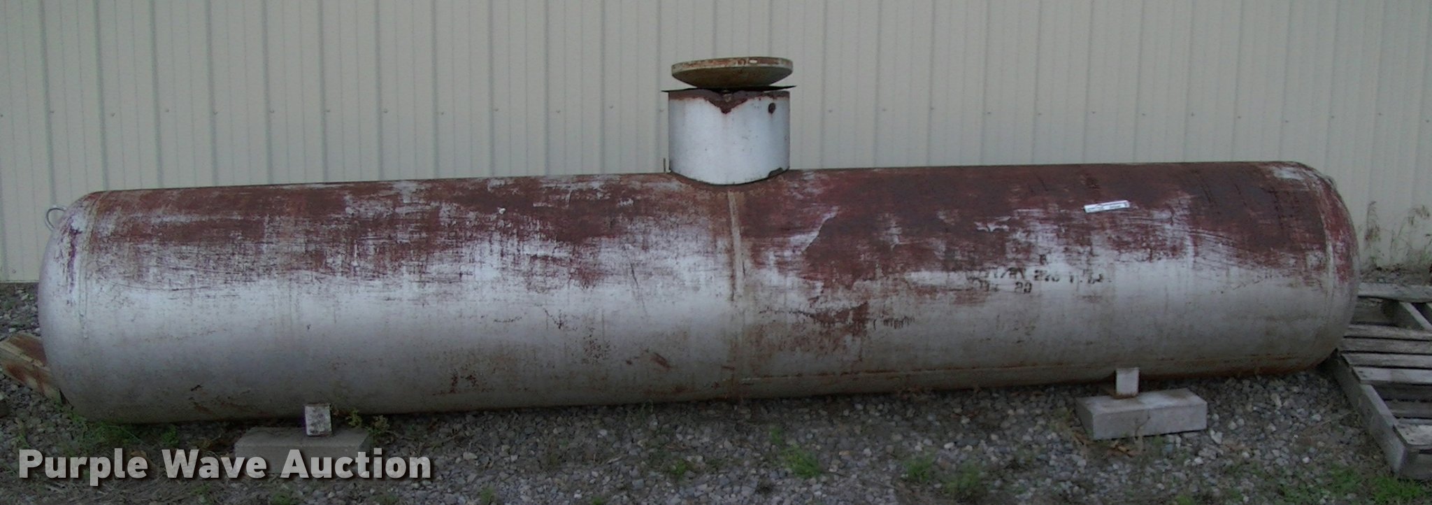 Propane tank in Cookson, OK Item DP9360 sold Purple Wave