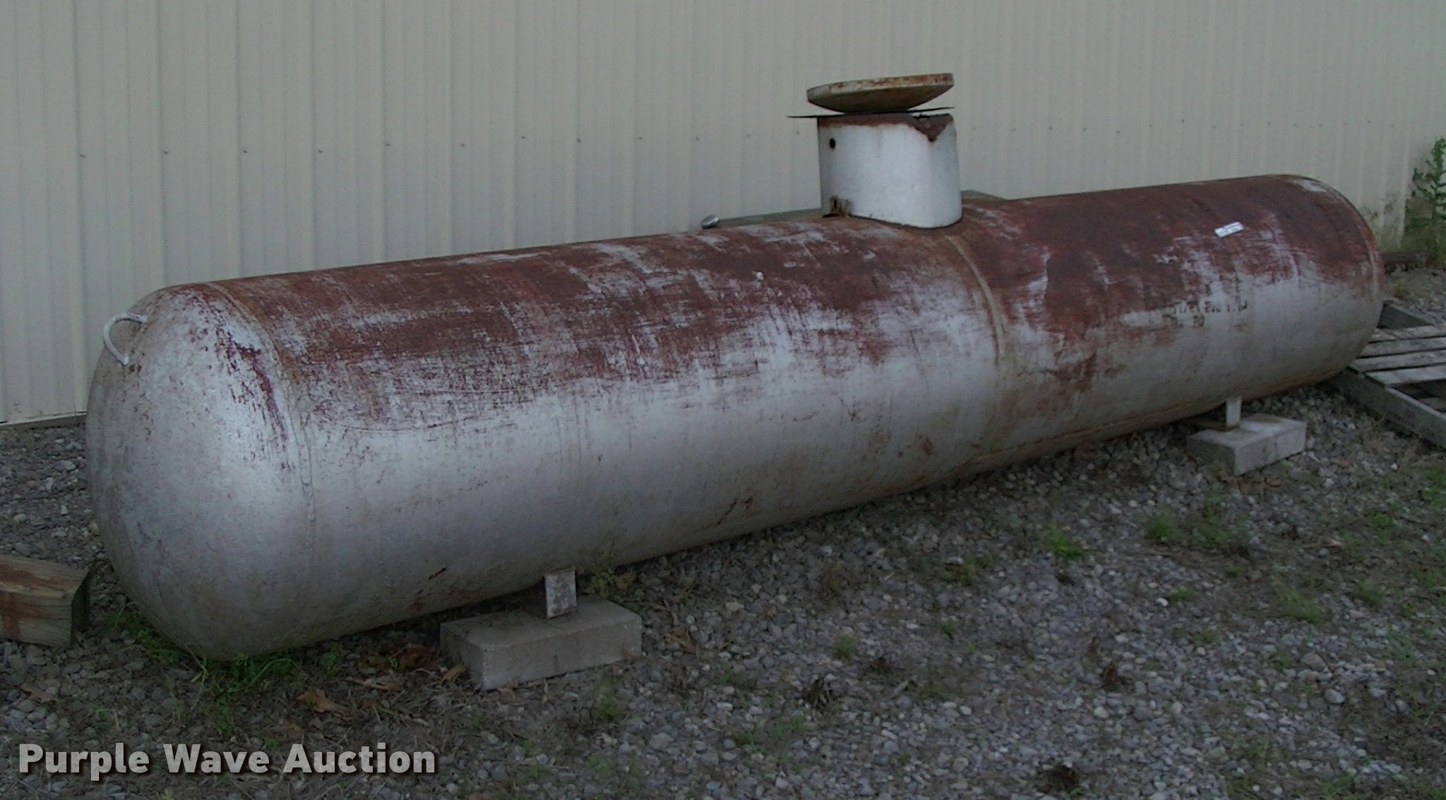 Propane tank in Cookson, OK Item DP9360 sold Purple Wave