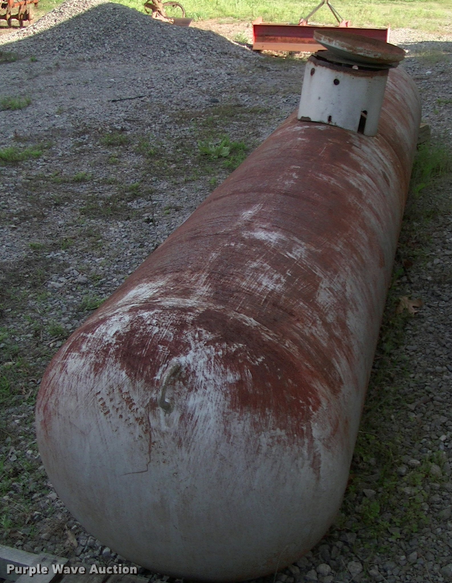 Propane tank in Cookson, OK Item DP9360 sold Purple Wave