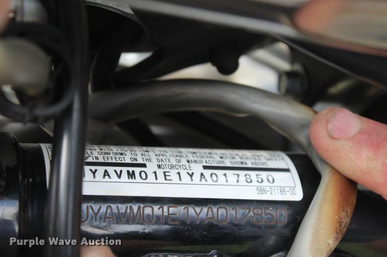 image for item BE9493 2000 Yamaha V-Star Classic XVS650 motorcycle