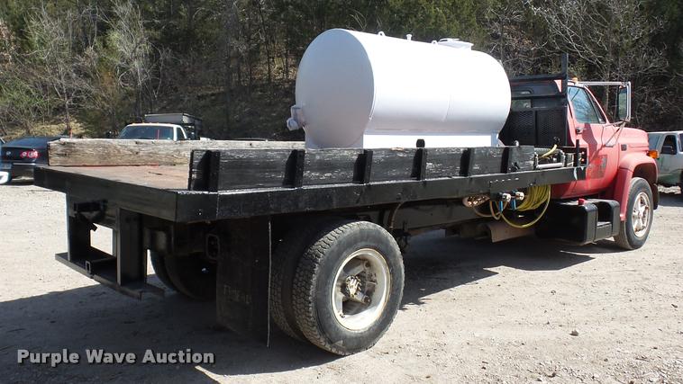 image for item BH9306 1988 GMC TopKick flatbed truck