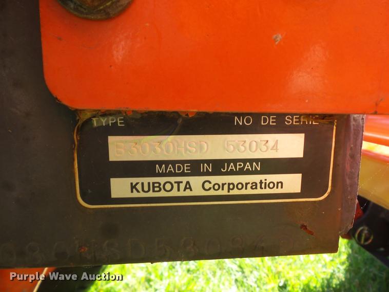 image for item BS9419 2010 Kubota B3030 tractor
