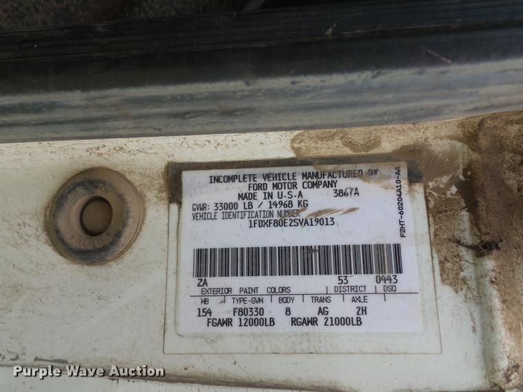 image for item BS9491 1995 Ford F800 Super Duty dump truck