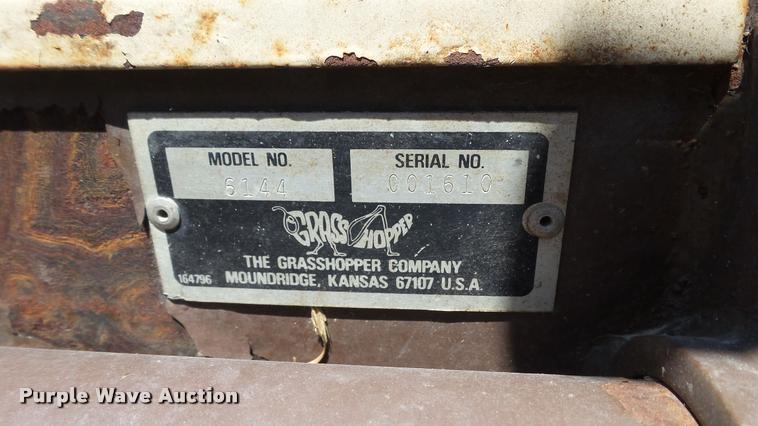 image for item DA1076 Grasshopper 612 ZTR lawn mower