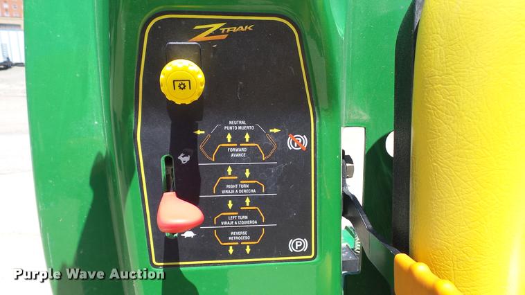 image for item DA1078 John Deere F687 Z-Trak lawn mower
