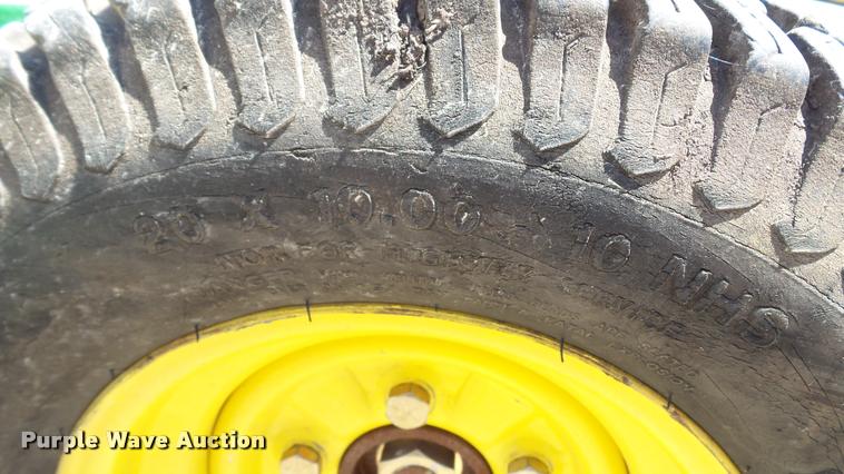 image for item DA1078 John Deere F687 Z-Trak lawn mower