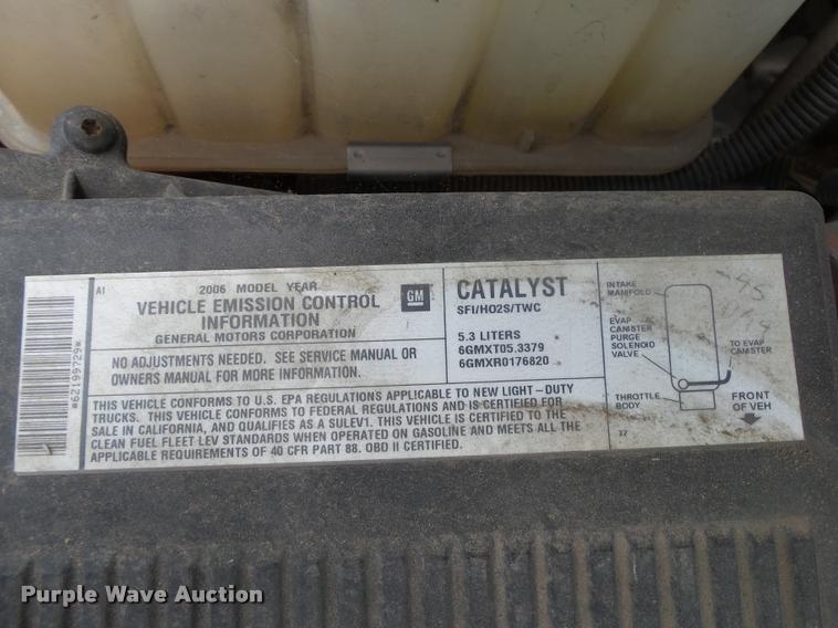 image for item DA2704 2006 GMC Sierra 1500 Ext. Cab pickup truck