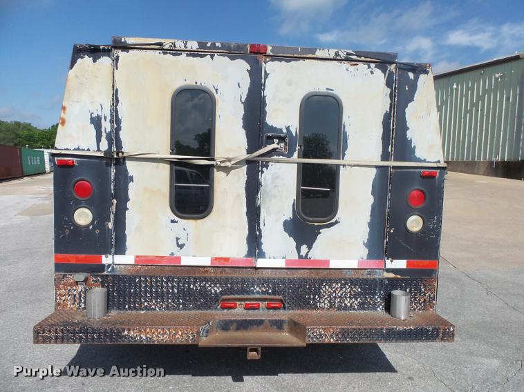 image for item DA2710 1999 Ford F350 Super Duty SuperCab utility bed pickup truck