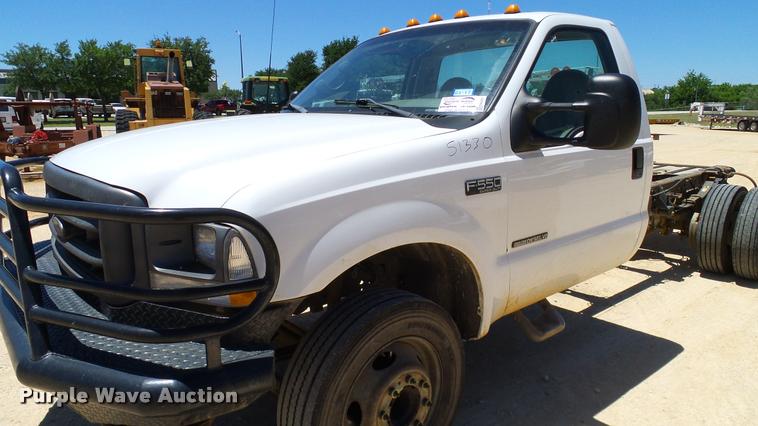 image for item DA6227 2002 Ford F550 truck cab and chassis