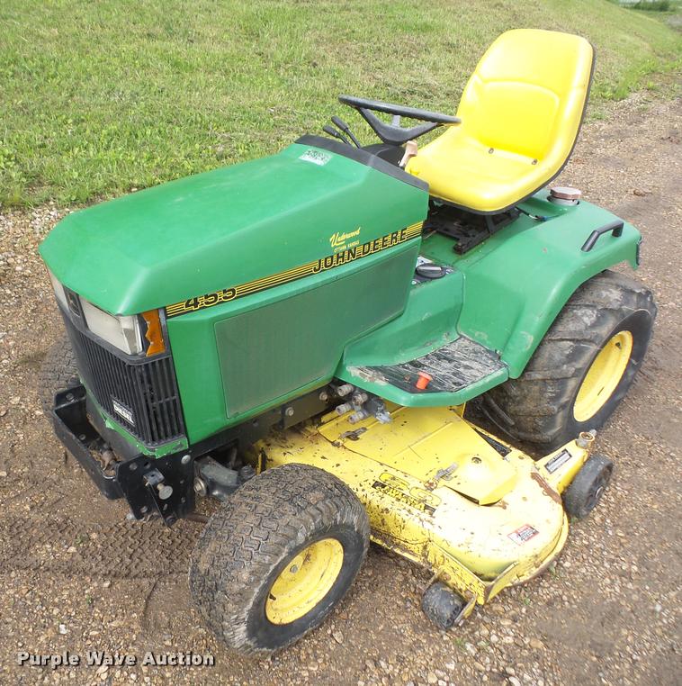 image for item DA6368 John Deere 455 lawn mower