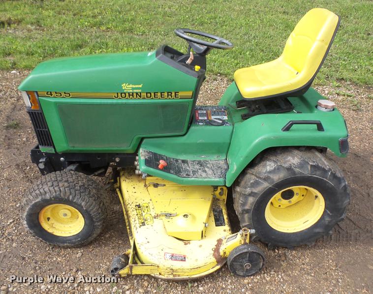 image for item DA6368 John Deere 455 lawn mower