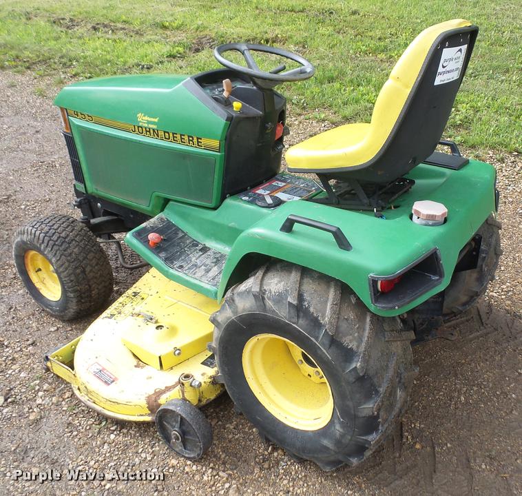 image for item DA6368 John Deere 455 lawn mower