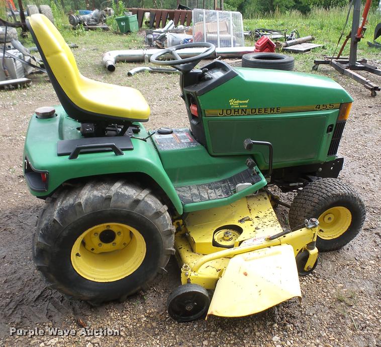 image for item DA6368 John Deere 455 lawn mower