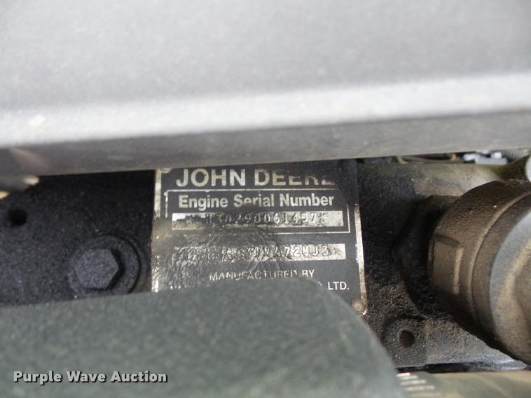 image for item DA6368 John Deere 455 lawn mower