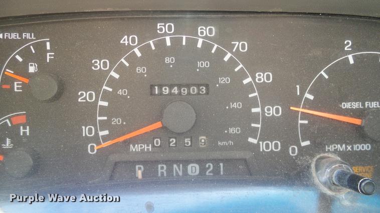 image for item DA6750 2000 Ford F350 Super Duty SuperCab utility bed pickup truck