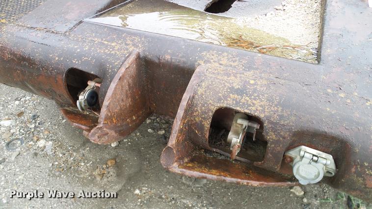 image for item DA6761 Shop built lowboy equipment trailer