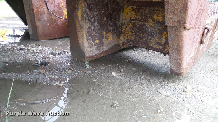 image for item DA6761 Shop built lowboy equipment trailer