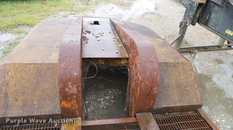 image for item DA6761 Shop built lowboy equipment trailer