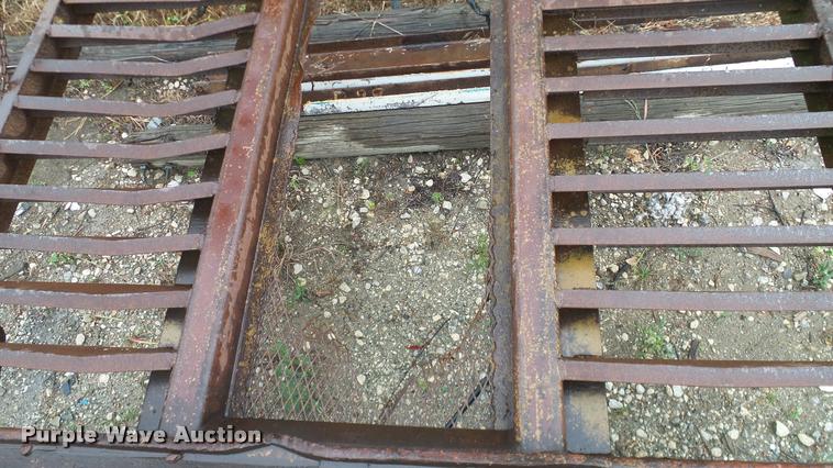 image for item DA6761 Shop built lowboy equipment trailer