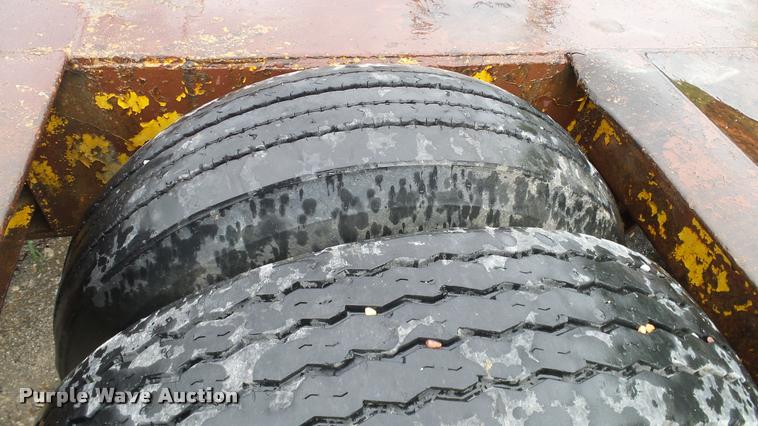 image for item DA6761 Shop built lowboy equipment trailer