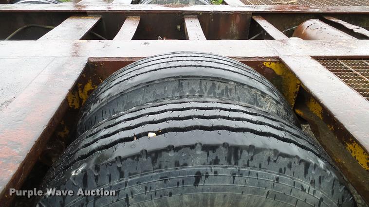 image for item DA6761 Shop built lowboy equipment trailer