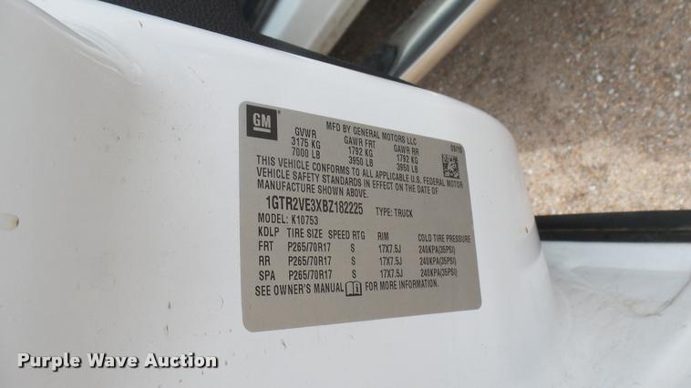 image for item DA7822 2011 GMC Sierra K1500 Ext. Cab pickup truck