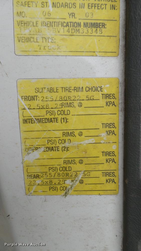 image for item DA7880 2004 Freightliner FC80 box truck