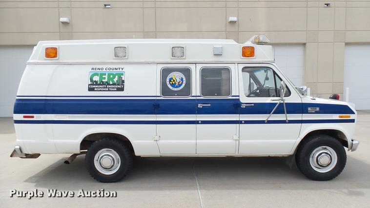 image for item DA7891 1984 Ford Econoline E350 Super Collins ambulance