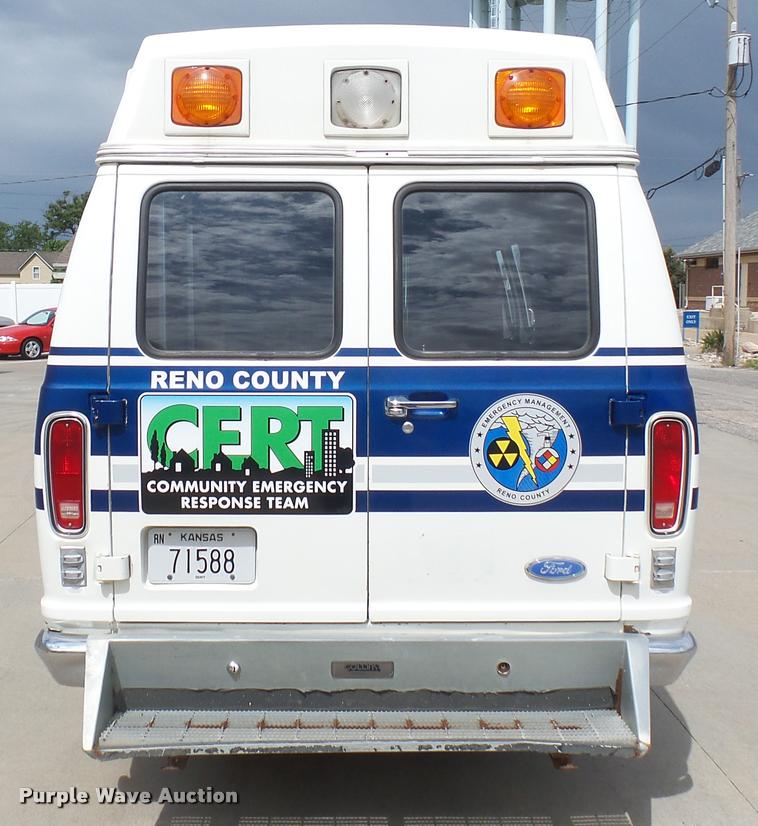 image for item DA7891 1984 Ford Econoline E350 Super Collins ambulance