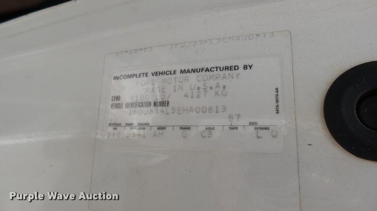 image for item DA7891 1984 Ford Econoline E350 Super Collins ambulance