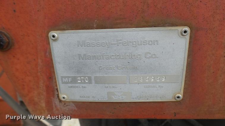 image for item DA7913 Massey-Ferguson 270 tractor