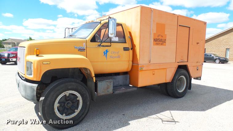 image for item DA7920 1992 GMC TopKick sewer jetter truck