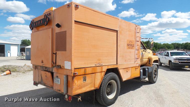 image for item DA7920 1992 GMC TopKick sewer jetter truck