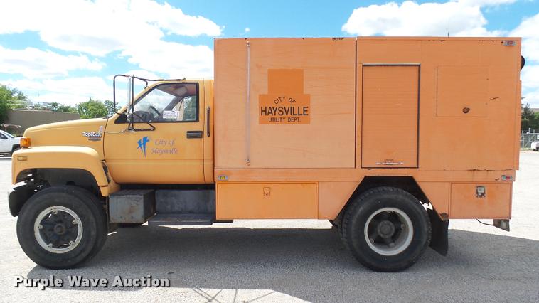 image for item DA7920 1992 GMC TopKick sewer jetter truck