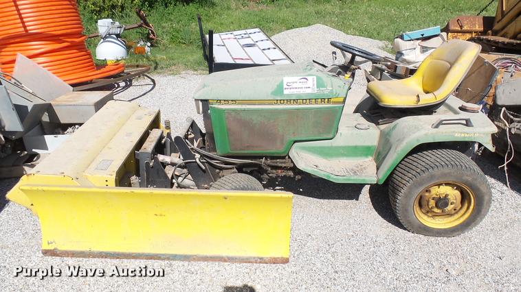 image for item DA7924 John Deere 455 lawn mower