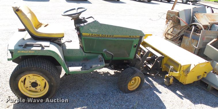 image for item DA7924 John Deere 455 lawn mower