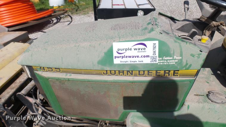 image for item DA7924 John Deere 455 lawn mower