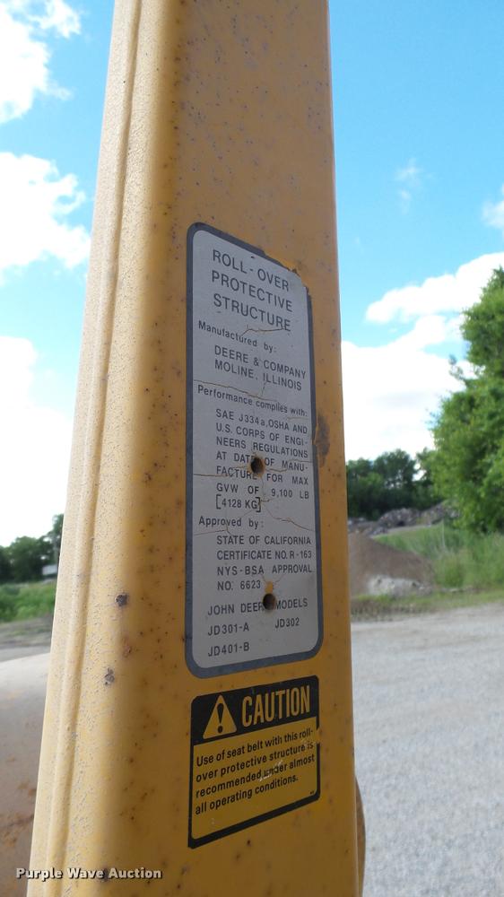 image for item DA7926 John Deere JD302 tractor