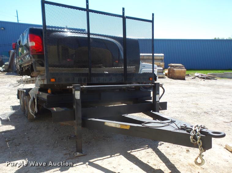 image for item DA8068 2010 shop built equipment trailer