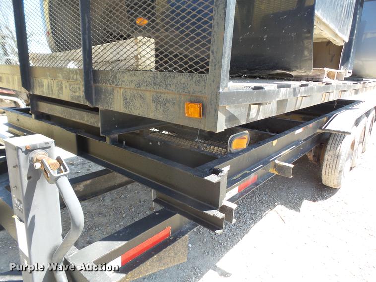 image for item DA8068 2010 shop built equipment trailer