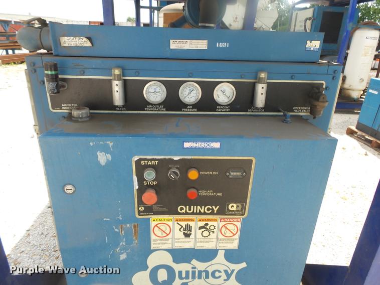 image for item DA9188 1999 Quincy AMA75ACA31G air compressor